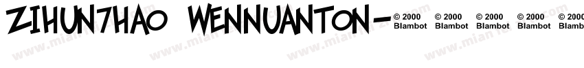 zihun7hao wennuanton字体转换